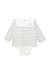 Body manches longues 100% coton bébé garçon Fond naturel raye vert d eau 2 - vertbaudet enfant 