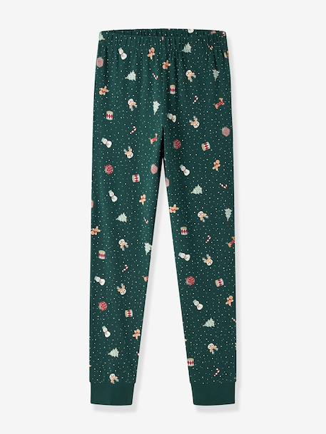 Pyjama de Noël enfant name it bleu foncé+bordeaux+moka+rouge+sable+vert foncé 18 - vertbaudet enfant 