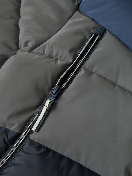 Veste matelassée avec détails réfléchissants garçon name it bleu foncé 2 - vertbaudet enfant 