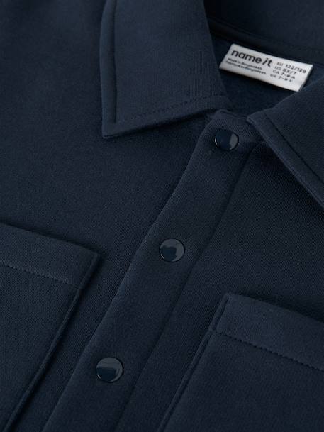 Chemise en molleton avec poches garçon name it bleu foncé 2 - vertbaudet enfant 