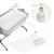 Lit bébé NESTEE UP 2 2 en 1 avec inclinaison du matelas, maille aérée et cadre en acier Beige+Gris 10 - vertbaudet enfant 