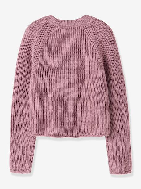 Pyjama coton bébé fille bordeaux+marine+vieux rose 7 - vertbaudet enfant 