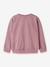 Sweat-shirt fille à motifs animaux name it bordeaux+gris chiné+mauve 8 - vertbaudet enfant 