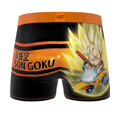 Lot de 3 boxers junior dragon ball daima Orange/bleu/noir/vert/jaune 6 - vertbaudet enfant 