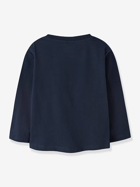 T-shirt de Noël fille à détails pailletés name it bleu foncé+rose bonbon+rouge 2 - vertbaudet enfant 