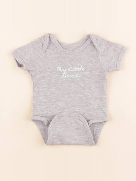 Body - 1 mois Gris 1 - vertbaudet enfant 