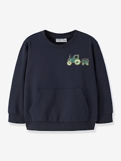 -Sweat garçon motifs pelleteuse ou tracteur name it