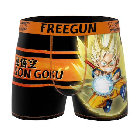 Lot de 3 boxers junior dragon ball daima Orange/bleu/noir/vert/jaune 2 - vertbaudet enfant 