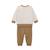 Ensemble pantalon + haut 100% coton bébé garçon Beige chine / sable 5 - vertbaudet enfant 