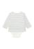 Body manches longues 100% coton bébé garçon Fond naturel raye vert d eau 3 - vertbaudet enfant 