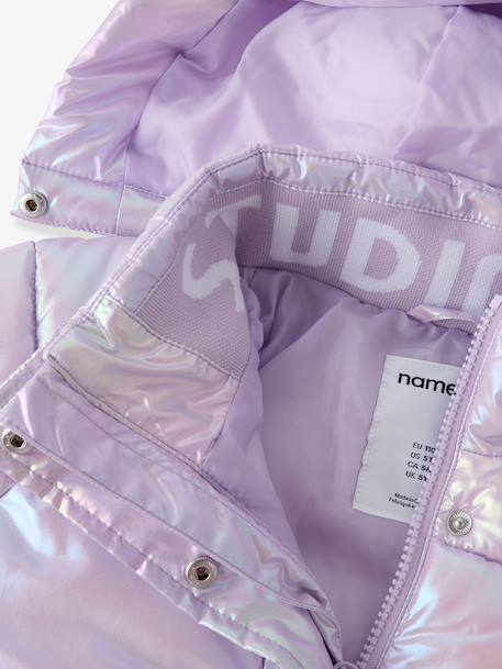 Veste matelassée brillante à effet nacré fille name it rose pastel 3 - vertbaudet enfant 