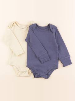 Seconde main-Fille-Body bébé-Lot de 2 bodies en coton - 6 mois