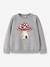 Sweat-shirt fille à motifs animaux name it bordeaux+gris chiné+mauve 4 - vertbaudet enfant 