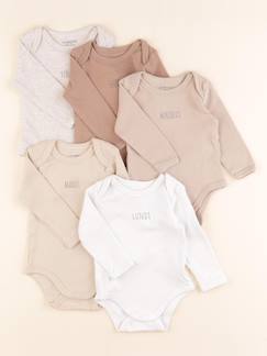 Seconde main-Fille-Body bébé-Lot de 5 bodies en coton - 6 mois