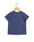 T-shirt manches courtes 100% coton garçon Bleu ardoise 2 - vertbaudet enfant 
