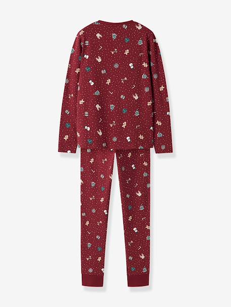 Pyjama de Noël enfant name it bleu foncé+bordeaux+moka+rouge+sable+vert foncé 11 - vertbaudet enfant 