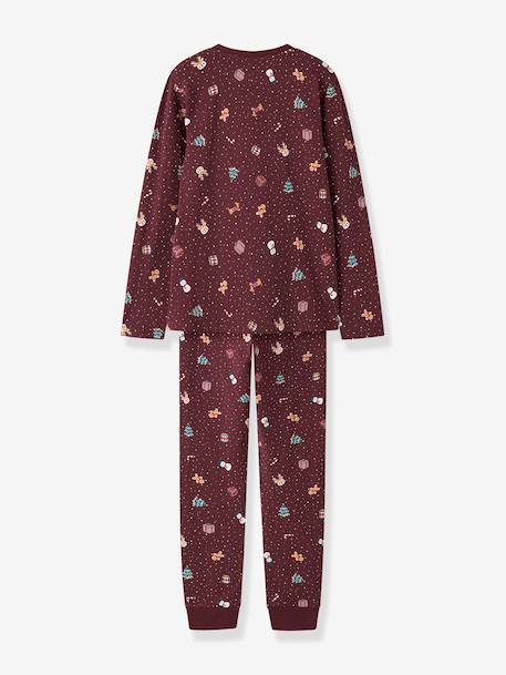 Pyjama de Noël enfant name it bleu foncé+bordeaux+moka+rouge+sable+vert foncé 5 - vertbaudet enfant 
