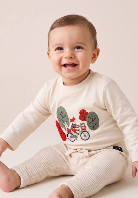 T-shirt manches longues 100% coton bébé garçon Grege 1 - vertbaudet enfant 