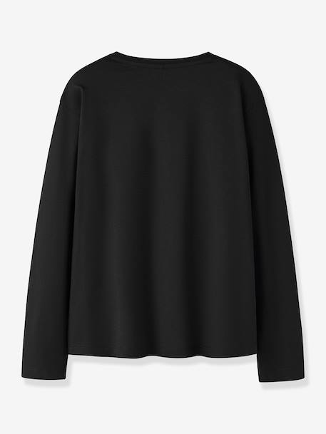 T-shirt manches longues à inscriptions fille name it écru+noir 5 - vertbaudet enfant 
