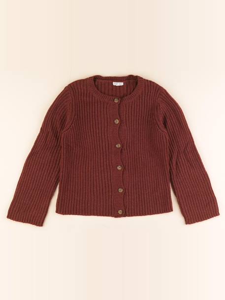 Gilet - 8 ans Marron 1 - vertbaudet enfant 