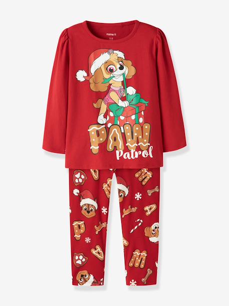 Pyjama de Noël fille PAW PATROL name it rouge 1 - vertbaudet enfant 