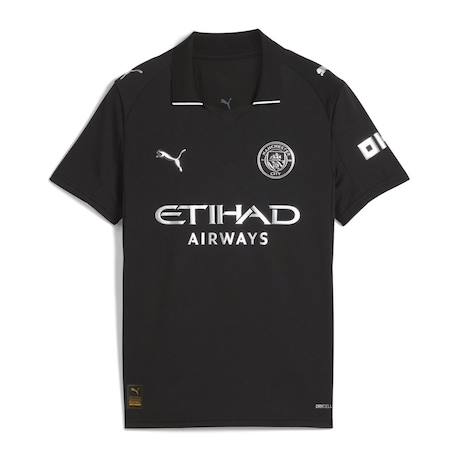 Maillot de football garçon mcfc away Noir 2 - vertbaudet enfant 
