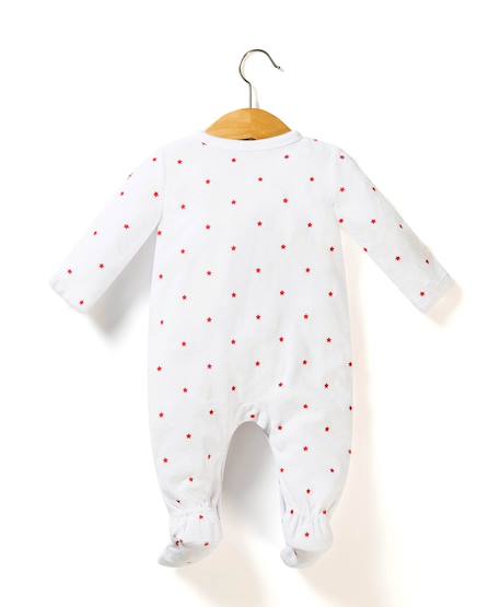 Ensemble bébé 3 pièces bébé fille Imprime blanc 2 - vertbaudet enfant 