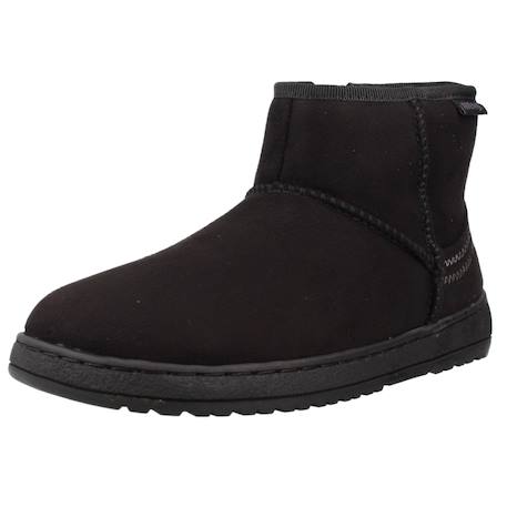 Bottines filles synthétique fermeture éclair barefoot Black+Brown 4 - vertbaudet enfant 