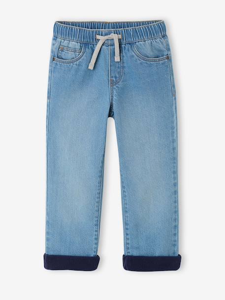 Jean large enfant garçon doublure polaire double stone 4 - vertbaudet enfant 