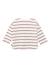 Mariniere manches longues 100% coton bébé garçon Fond blanc casse raye bordeaux 4 - vertbaudet enfant 