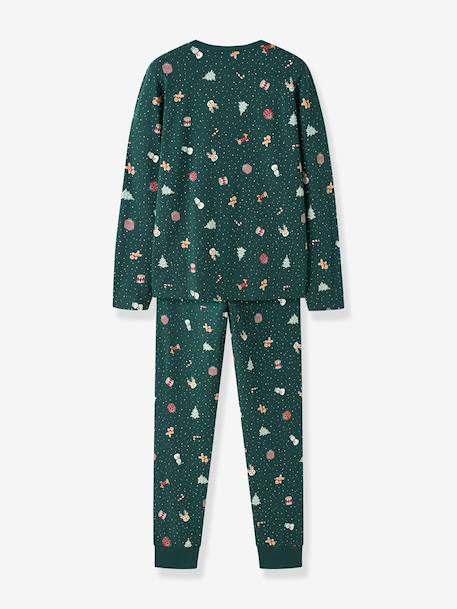 Pyjama de Noël enfant name it bleu foncé+bordeaux+moka+rouge+sable+vert foncé 17 - vertbaudet enfant 