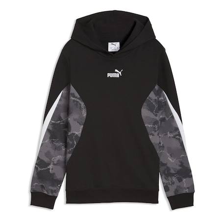 Sweat garçon class hoodie camo Noir 2 - vertbaudet enfant 