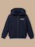 Sweat zippé doublé sherpa garçon Marine+Vert foret 1 - vertbaudet enfant 