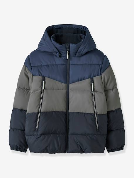 Veste matelassée avec détails réfléchissants garçon name it bleu foncé 1 - vertbaudet enfant 