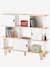 Etagère-bibliothèque SEVENTIES BLANC - BOIS 4 - vertbaudet enfant 