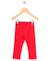 Legging court fille Rouge rubis 1 - vertbaudet enfant 