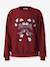 Sweat-shirt de Noël fille name it avoine+bordeaux+rose bonbon 3 - vertbaudet enfant 