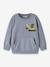 Sweat garçon motifs pelleteuse ou tracteur name it bleu foncé+gris+olive 3 - vertbaudet enfant 