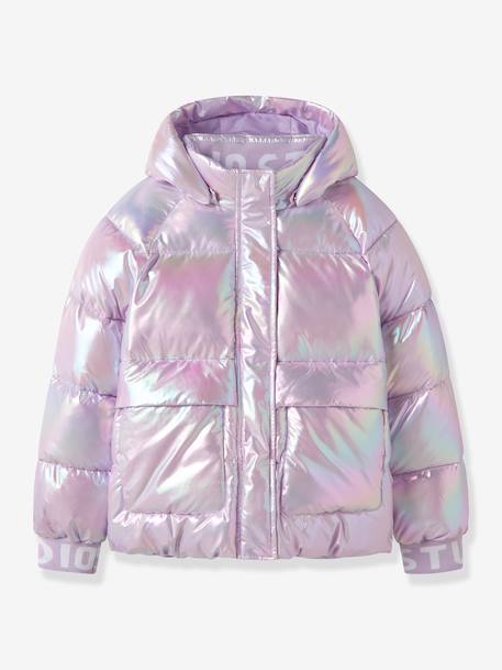 Veste matelassée brillante effet nacré fille MALAN name it rose pastel 1 - vertbaudet enfant 