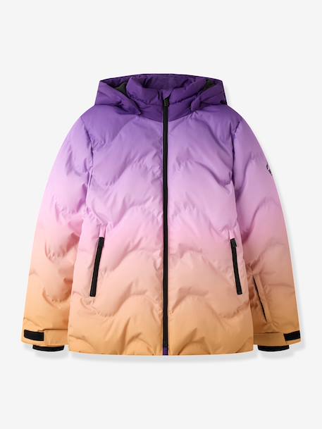 Fille-Vêtements de sport-Veste de ski fille avec dégradé de couleurs et matelassage ondulé name it