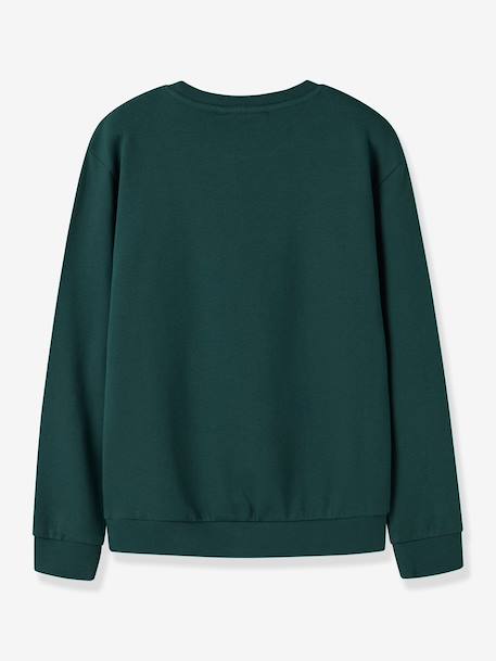 Sweat de Noël garçon name it avoine+bleu foncé+vert foncé 6 - vertbaudet enfant 