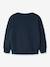Sweat de Noël avec imprimé pailleté fille name it bleu foncé 2 - vertbaudet enfant 