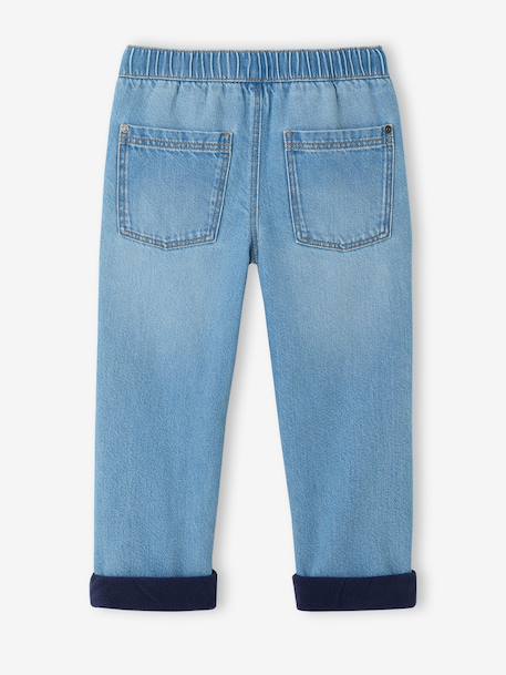 Jean large enfant garçon doublure polaire double stone 6 - vertbaudet enfant 