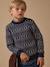 Pull jacquard avec laine garçon Marine 1 - vertbaudet enfant 