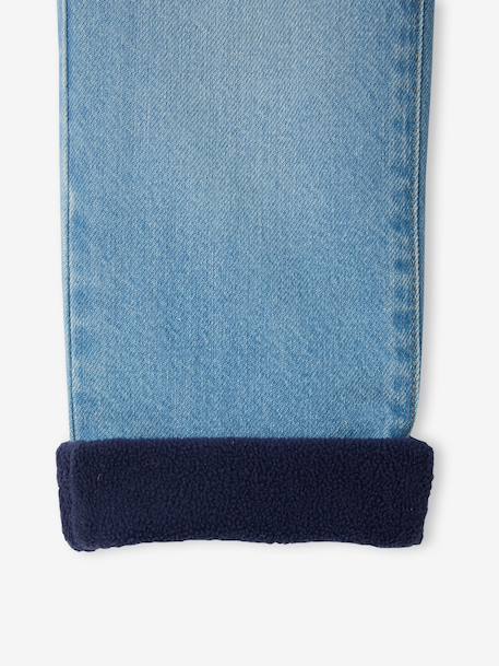 Jean large enfant garçon doublure polaire double stone 9 - vertbaudet enfant 