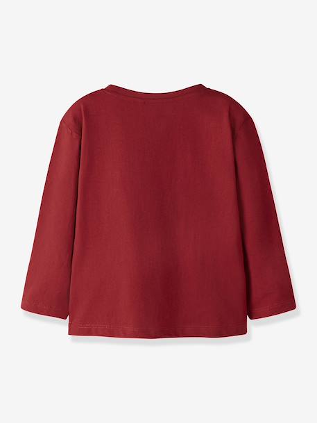 T-shirt de Noël fille à détails pailletés name it bleu foncé+rose bonbon+rouge 8 - vertbaudet enfant 