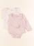 Lot de 2 bodies en coton - 18 mois Rose 1 - vertbaudet enfant 
