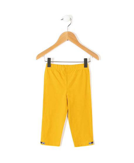 Legging court fille Jaune curry 2 - vertbaudet enfant 