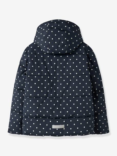 Doudoune matelassée à pois fille name it bleu foncé 2 - vertbaudet enfant 