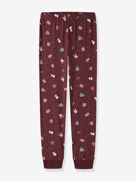 Pyjama de Noël enfant name it bleu foncé+bordeaux+moka+rouge+sable+vert foncé 6 - vertbaudet enfant 